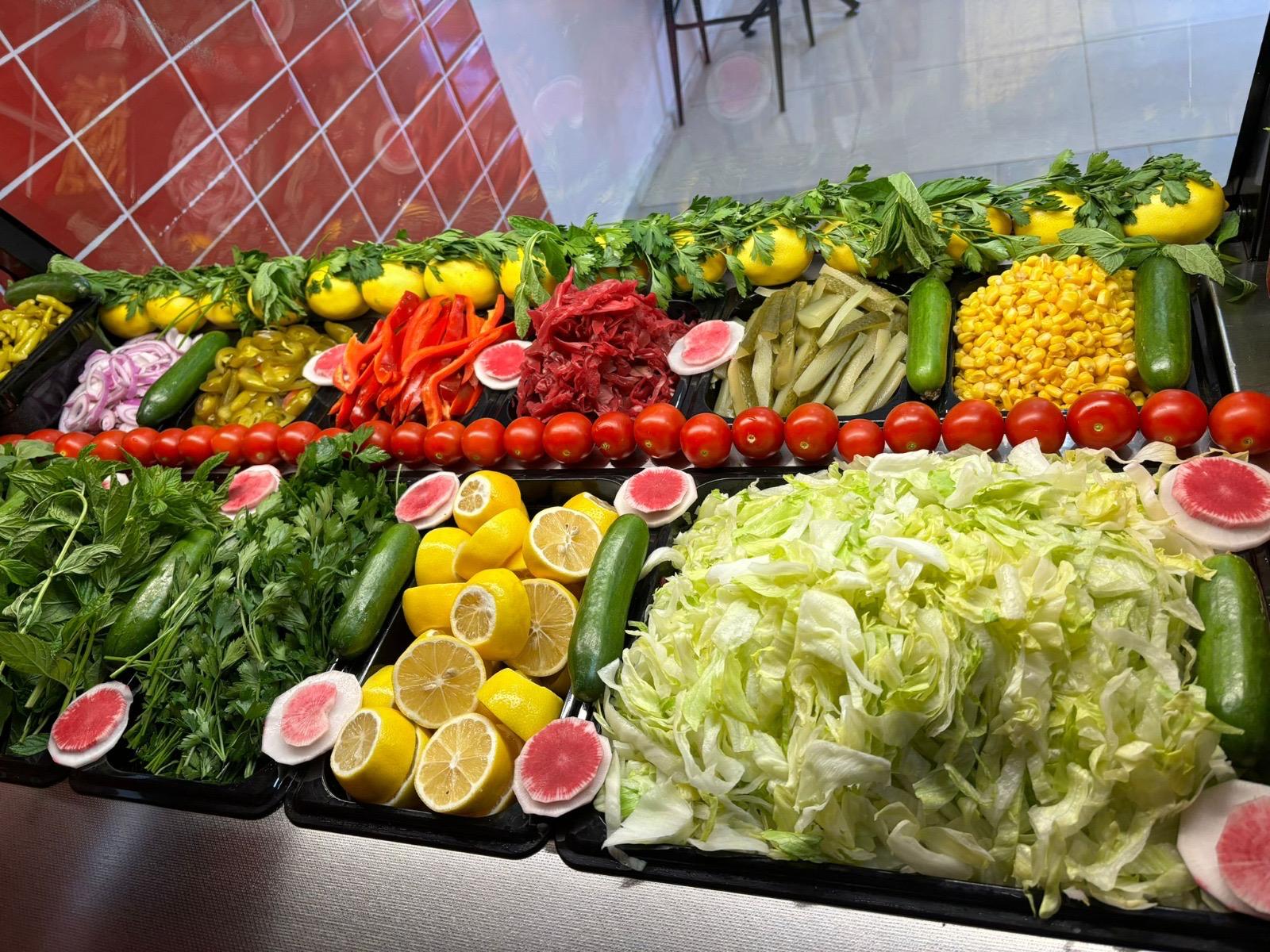 Sunum çiğköfte tabağı